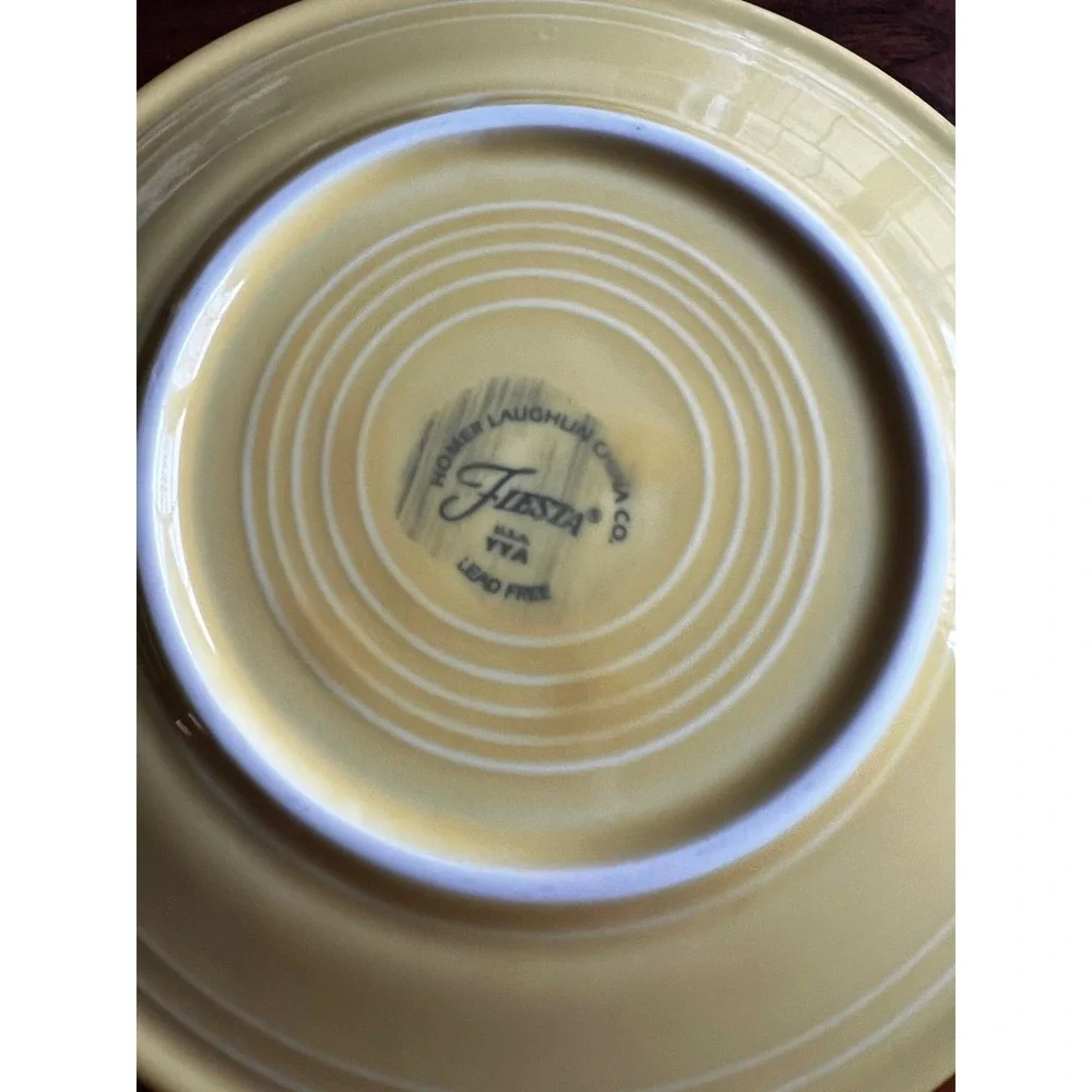 Fiesta Homer Laughlin China‎ Co Lead Free Plates Set Of 8 Vibrant Colors Vintage
